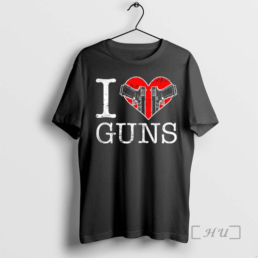 Officials I Love Guns Heart 2026 T-Shirts, Hoodie, Sweatshirt | InkThreadWorks.com
