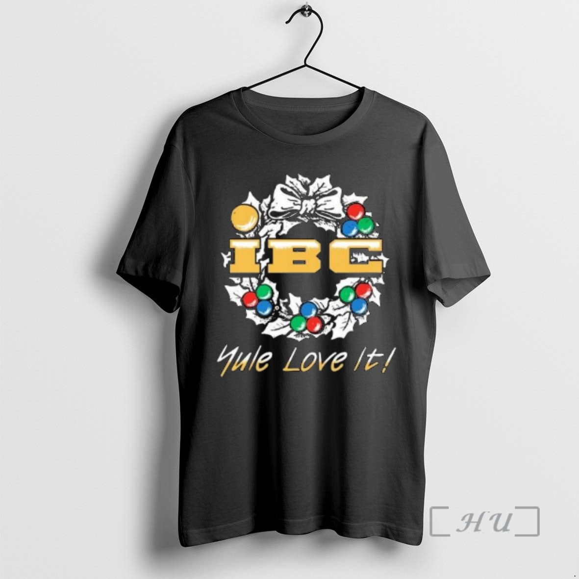 Officials Ibc Yule Love It Merry Christmas Circle Black T-Shirts, Hoodie, Sweatshirt | InkThreadWorks.com