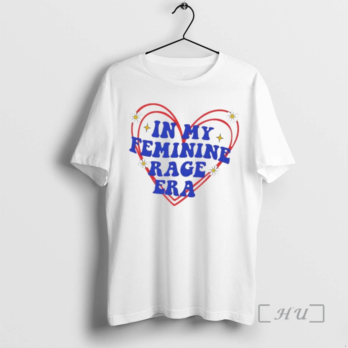 Officials In My Feminine Rage Era Hearts Flower T-Shirts, Hoodie, Sweatshirt | InkThreadWorks.com