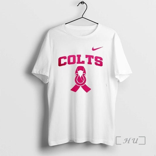 Officials Indianapolis Colts Cancer Awareness Never Ever Giving Up Hope T-Shirts, Hoodie, Sweatshirt | InkThreadWorks.com