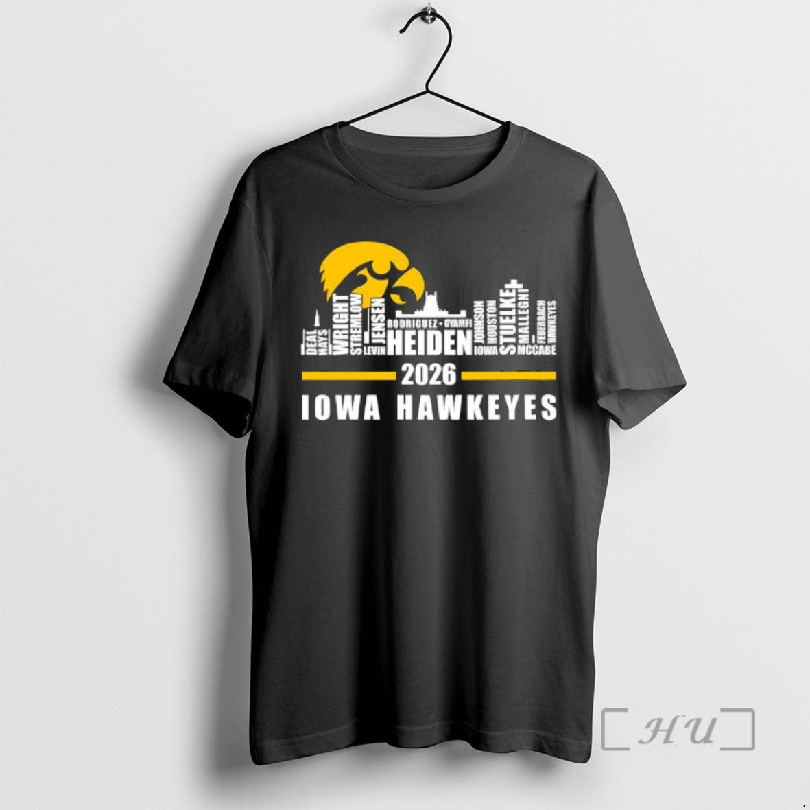 Officials Iowa Hawkeyes 2026 Names Of Several Players T-Shirts, Hoodie, Sweatshirt | InkThreadWorks.com