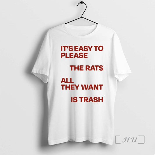 Officials Easy Please Rats All They Want Is Trash T-Shirts, Hoodie, Sweatshirt