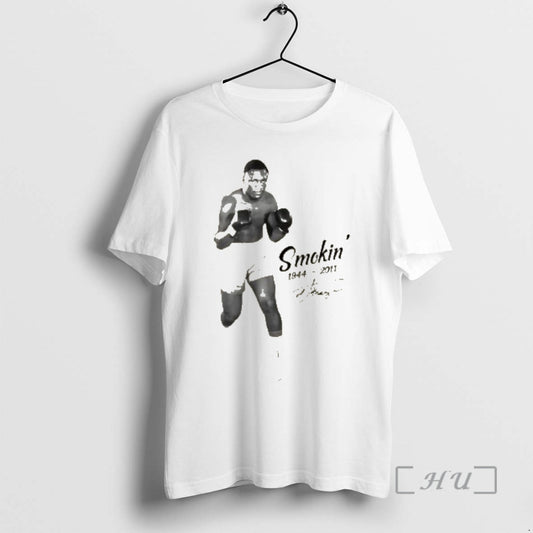 Officials Joe Frazier Smokin 1944 2011 Signature T-Shirts, Hoodie, Sweatshirt | InkThreadWorks.com