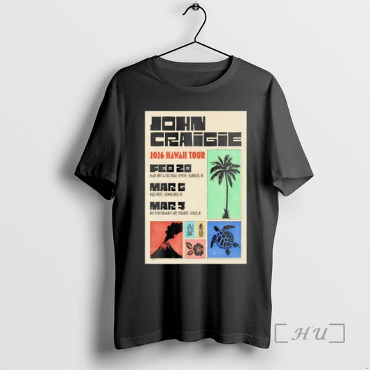 Officials John Craigie Hawaii Tour 2026 T-Shirts, Hoodie, Sweatshirt | InkThreadWorks.com