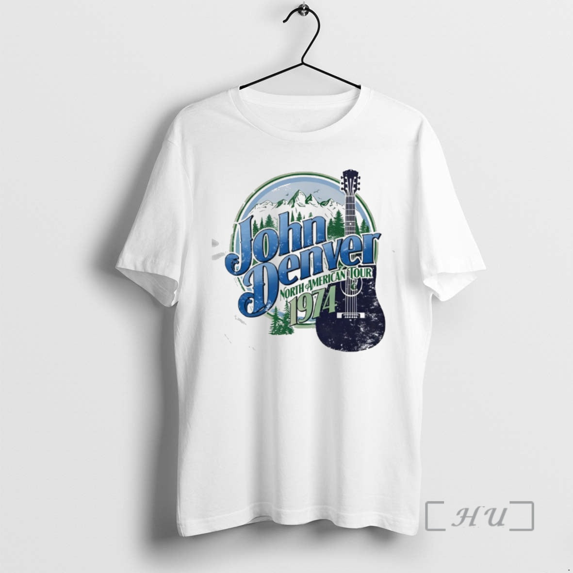 Officials John Denver At North American Tour 1974 With Guitar T-Shirts, Hoodie, Sweatshirt | InkThreadWorks.com