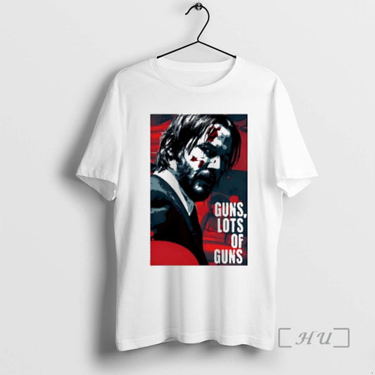 Officials John Wick Guns Lots Of Guns Art T-Shirts, Hoodie, Sweatshirt | InkThreadWorks.com