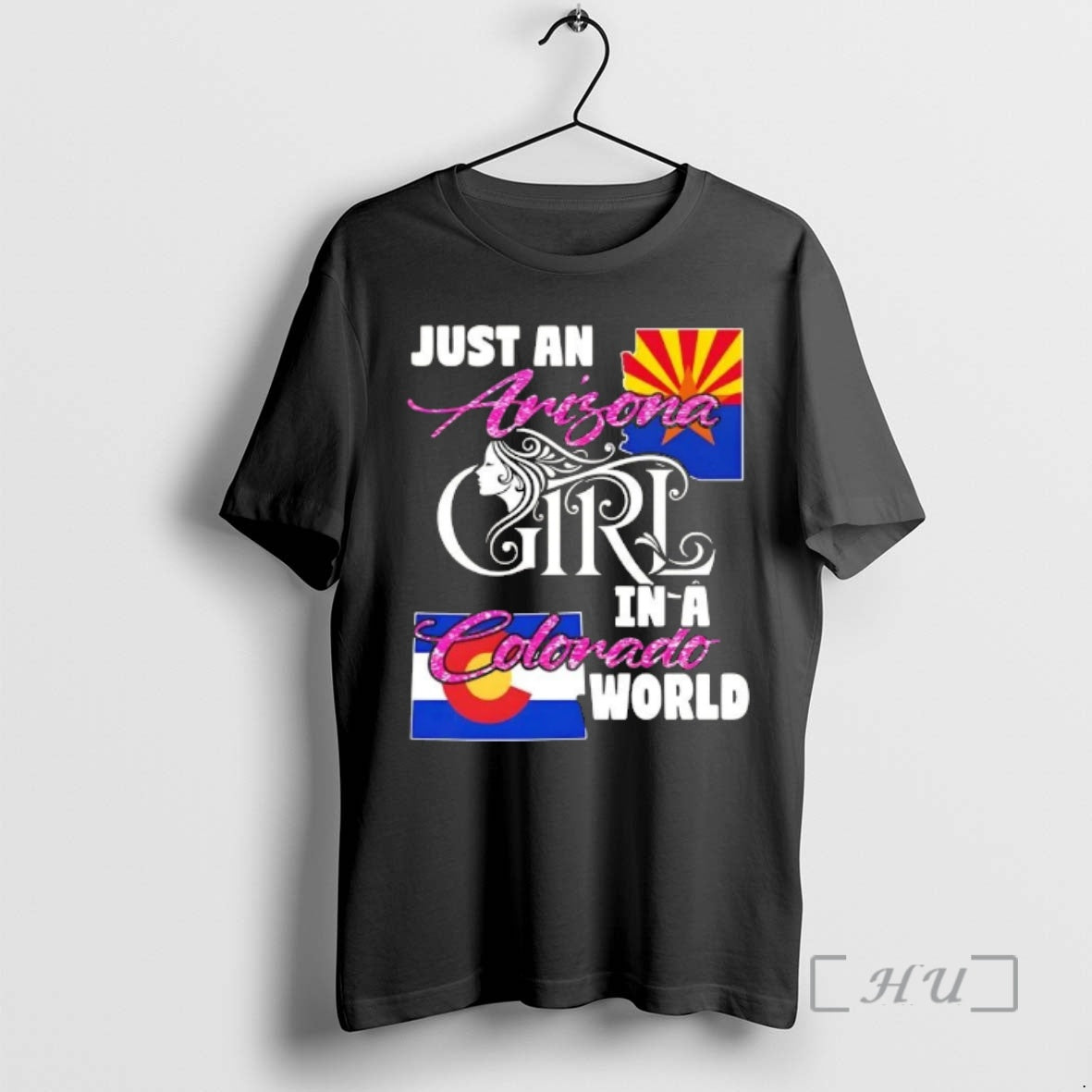 Officials Just An Arizona Girl In A Colorado World T-Shirts, Hoodie, Sweatshirt | InkThreadWorks.com