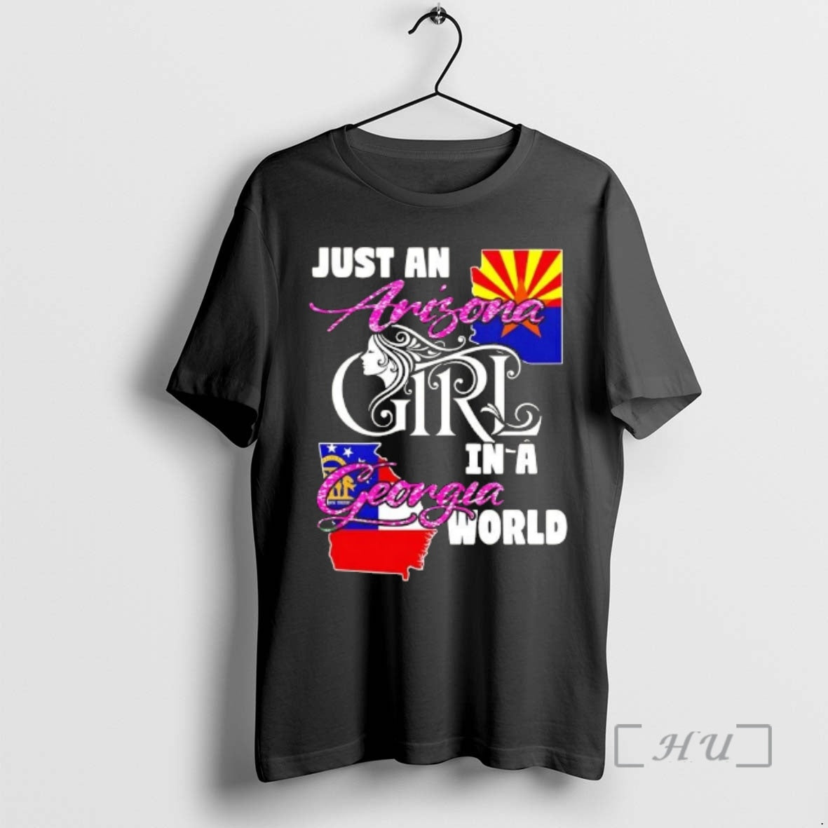 Officials Just An Arizona Girl In A Georgia World T-Shirts, Hoodie, Sweatshirt | InkThreadWorks.com