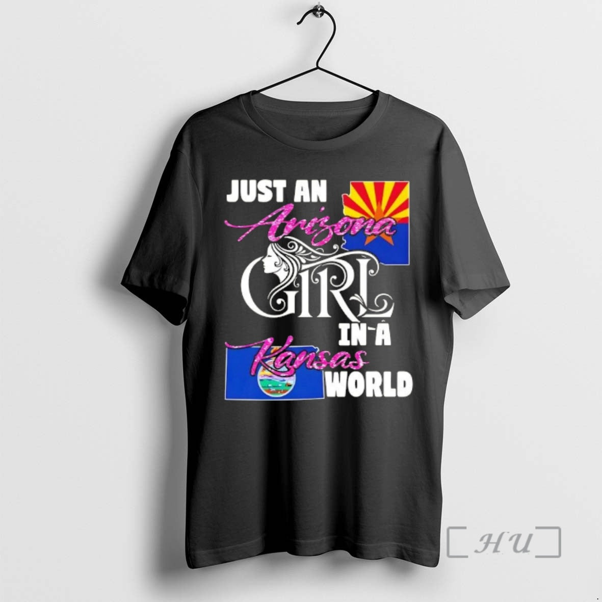 Officials Just An Arizona Girl In A Kansas World T-Shirts, Hoodie, Sweatshirt | InkThreadWorks.com