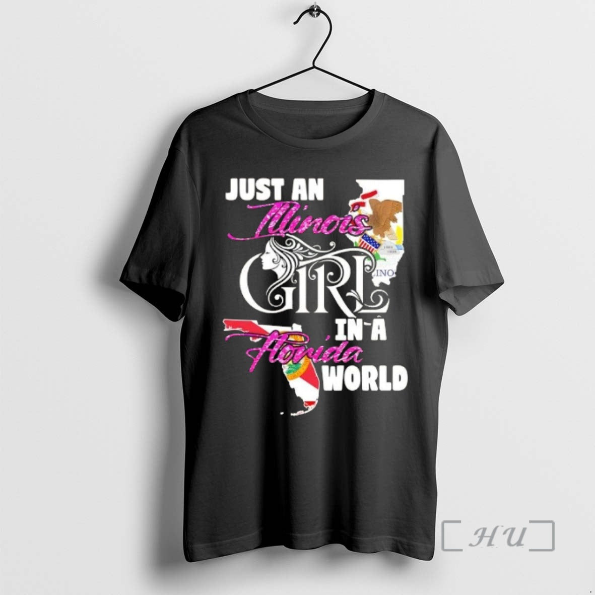 Officials Just An Illinois Girl In A Florida World T-Shirts, Hoodie, Sweatshirt | InkThreadWorks.com