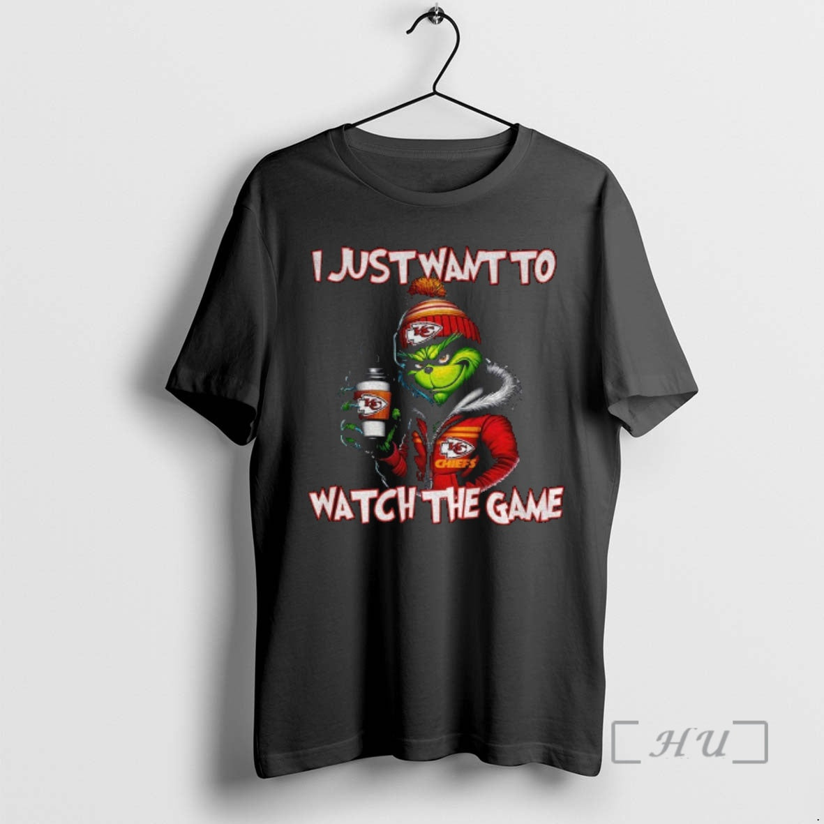 Officials Kansas City Chiefs Grinch I Just Want To Watch The Game Christmas Premium T-Shirts, Hoodie, Sweatshirt