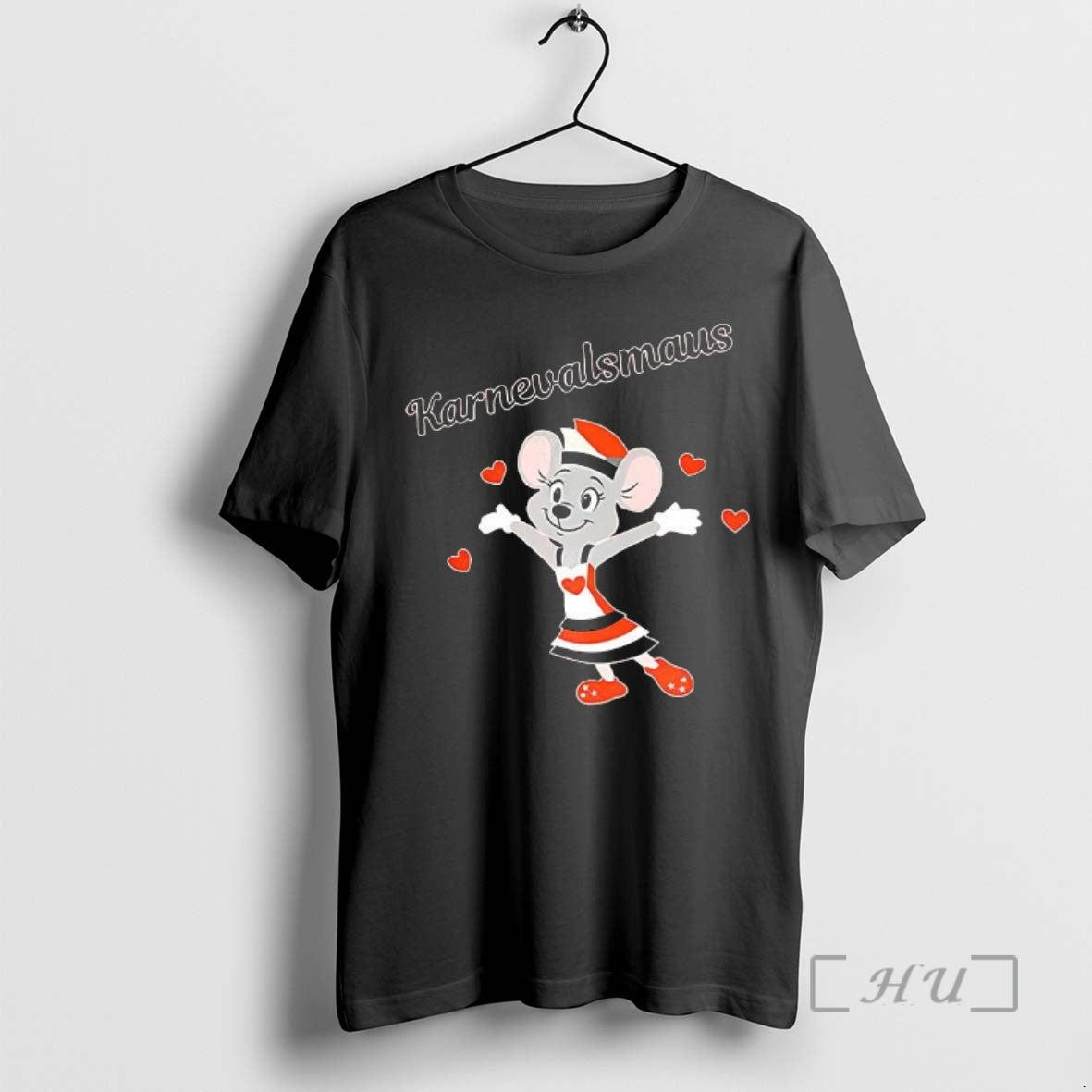 Officials Karnevalsmaus Carnival Mouse Heart Cartoon T-Shirts, Hoodie, Sweatshirt | InkThreadWorks.com
