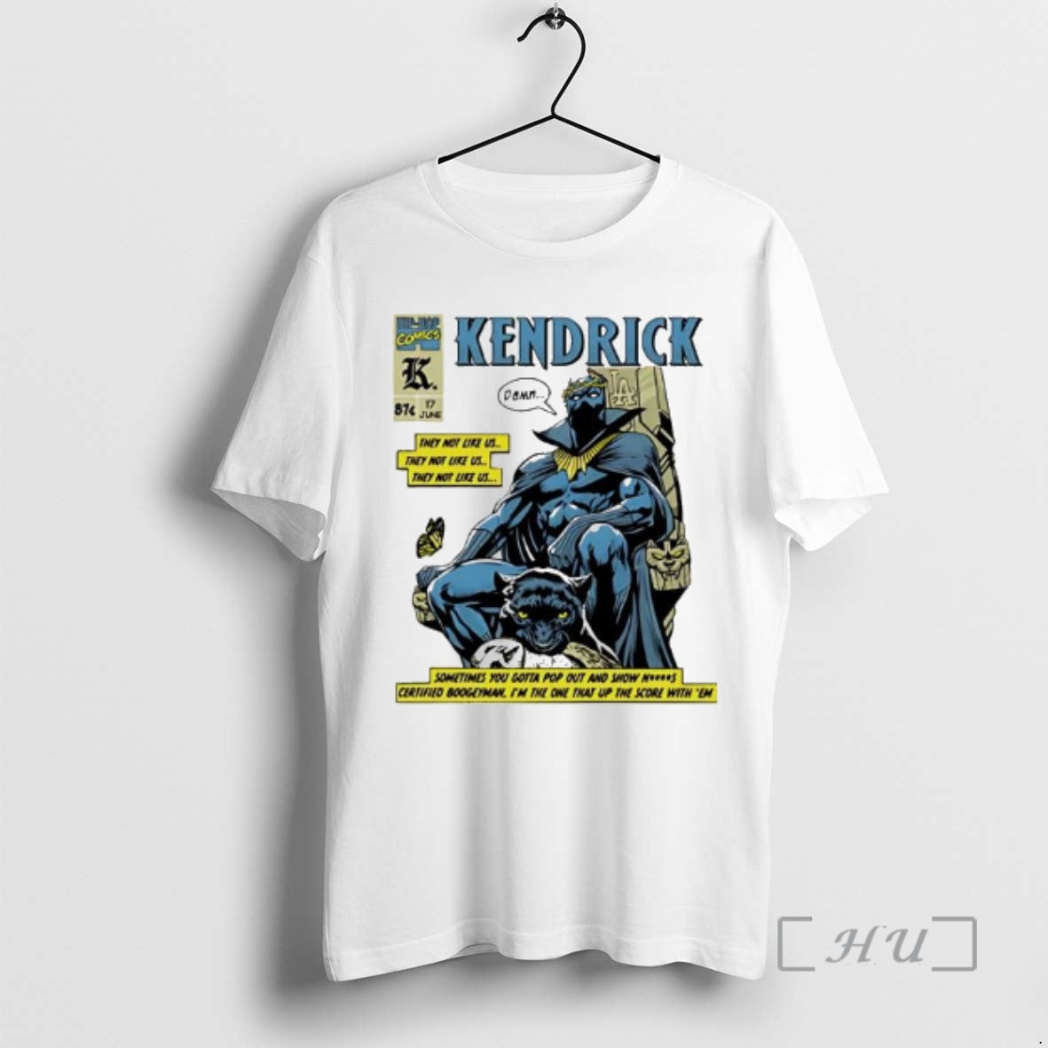 Officials Kendrick Lamar Black Panther They Not Like Us Graphic T-Shirts, Hoodie, Sweatshirt | InkThreadWorks.com