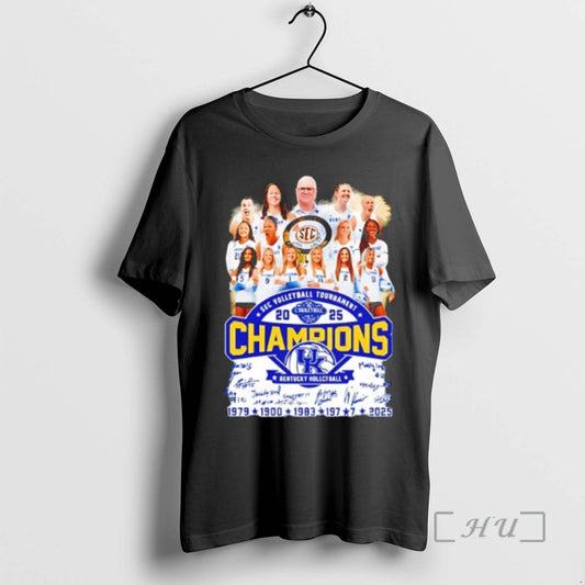 Officials Kentucky Sec Volleyball Tournament 2025 Champions T-Shirts, Hoodie, Sweatshirt | InkThreadWorks.com
