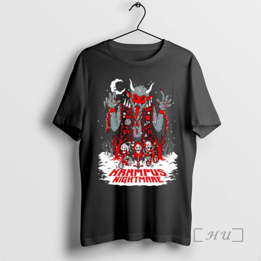 Officials Krampus Nightmare Skeletons Graphic T-Shirts, Hoodie, Sweatshirt | InkThreadWorks.com