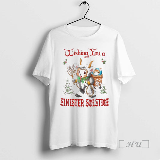 Officials Krampus Wishing You A Sinister Solstice Christmas T-Shirts, Hoodie, Sweatshirt | InkThreadWorks.com