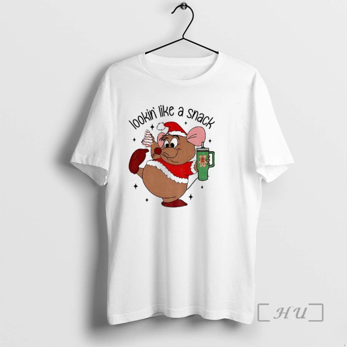 Officials Looking Like A Snack Christmas Cartoon Mouse T-Shirts, Hoodie, Sweatshirt | InkThreadWorks.com