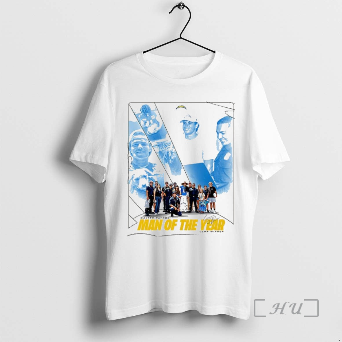 Officials Los Angeles Chargers Man Of The Year Signature T-Shirts, Hoodie, Sweatshirt | InkThreadWorks.com