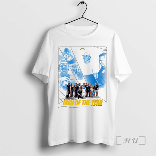 Officials Los Angeles Chargers Man Of The Year Signature T-Shirts, Hoodie, Sweatshirt | InkThreadWorks.com