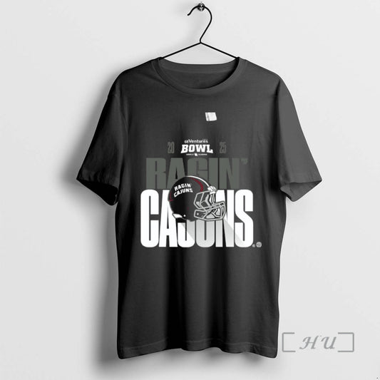 Officials Louisiana Ragin Cajuns 2025 68 Ventures Bowl Helmet Bound T-Shirts, Hoodie, Sweatshirt | InkThreadWorks.com