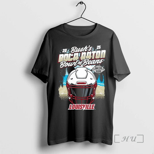 Officials Louisville Cardinals 2025 Boca Raton Bowl Helmet T-Shirts, Hoodie, Sweatshirt | InkThreadWorks.com