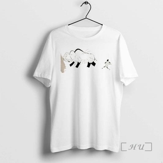Officials Mammoth Hunt Cave Painting T-Shirts, Hoodie, Sweatshirt | InkThreadWorks.com