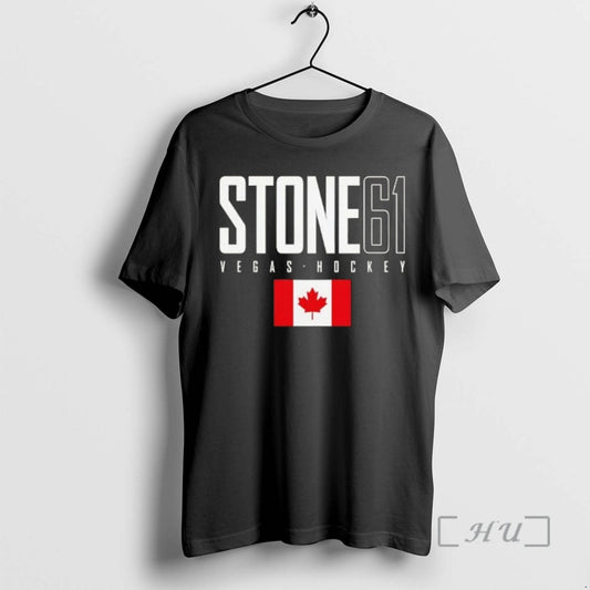 Officials Mark Stone 61 Vegas Golden Knights Canada Flag Elite