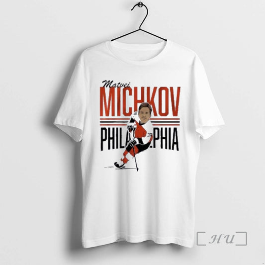 Officials Matvei Michkov Center Ice Caricature T-Shirts, Hoodie, Sweatshirt | InkThreadWorks.com