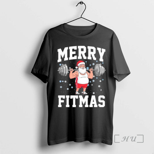 Officials Merry Fitmas Santa Claus T-Shirts, Hoodie, Sweatshirt | InkThreadWorks.com