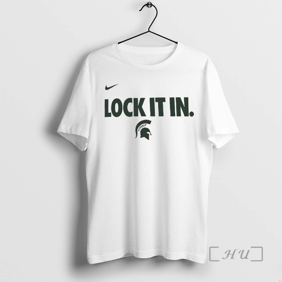 Officials Michigan State Spartans Lock It In 2026 On Court Bench Premium T Shirts Sweater