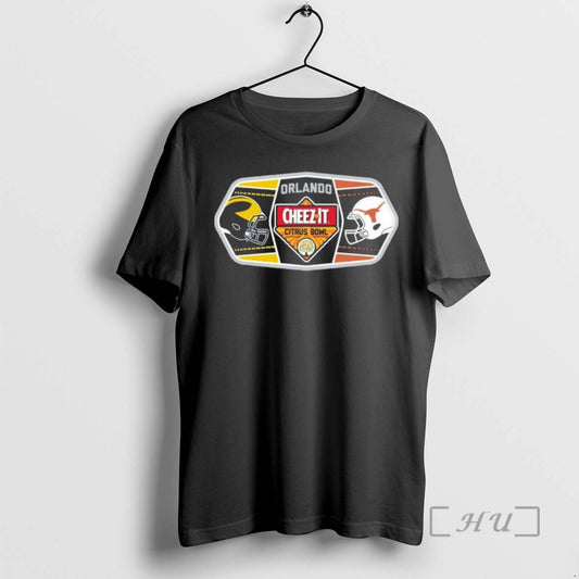 Officials Michigan Vs Texas 2025 Cheez It Citrus Bowl 2 Team Premium T Shirts Sweater Hoodie, Sweatshirt | InkThreadWorks.com