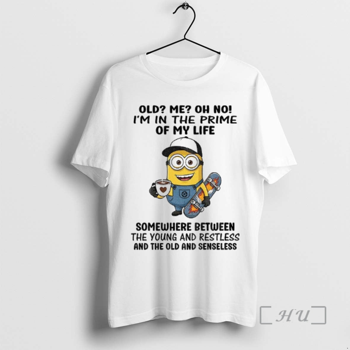 Officials Minion Old Me Oh No Im In The Prime Of My Life Somewhere Between T-Shirts, Hoodie, Sweatshirt | InkThreadWorks.com