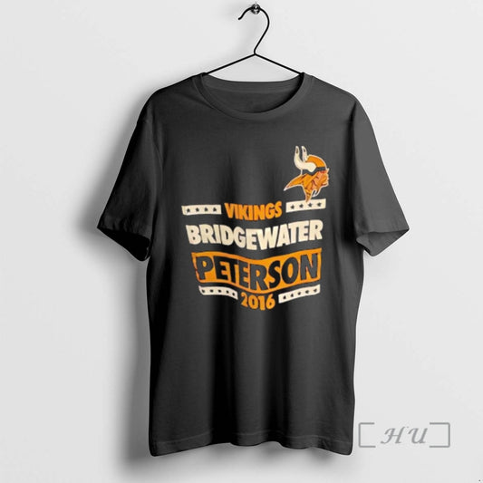 Officials Minnesota Vikings Bridgewater And Peterson 2016 T-Shirts, Hoodie, Sweatshirt | InkThreadWorks.com