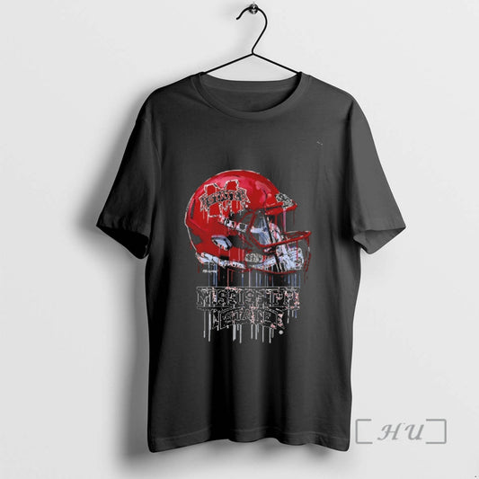 Officials Mississippi State Bulldogs Vive La Fete Dripping Football Helmet T-Shirts, Hoodie, Sweatshirt