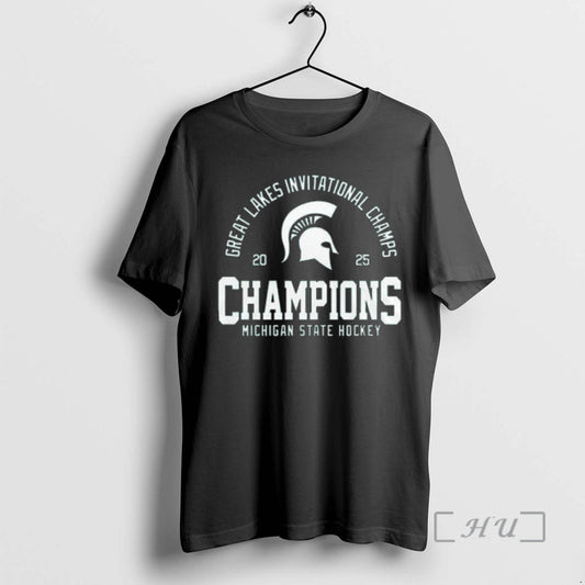 Officials Msu Hockey Great Lakes Invitational Champions 2025 T-Shirts, Hoodie, Sweatshirt | InkThreadWorks.com