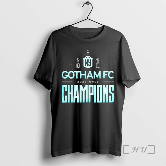 Officials Ny Gotham Fc 2025 Nwsl Champions T-Shirts, Hoodie, Sweatshirt | InkThreadWorks.com