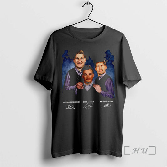 Officials Nathan Mackinnon Cale Makar Martin Necas Colorado Avalanche Hockey Step Brothers Vintage Premium T-Shirts,...