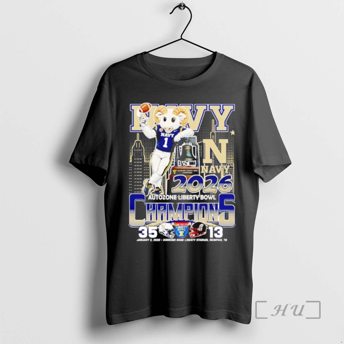 Officials Navy Midshipmen Autozone Liberty Bowl Champions 2025 T-Shirts, Hoodie, Sweatshirt | InkThreadWorks.com