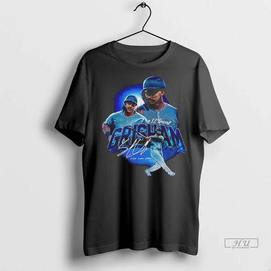 Officials New York Yankees Trent Grisham Graphic Signature T Shirts