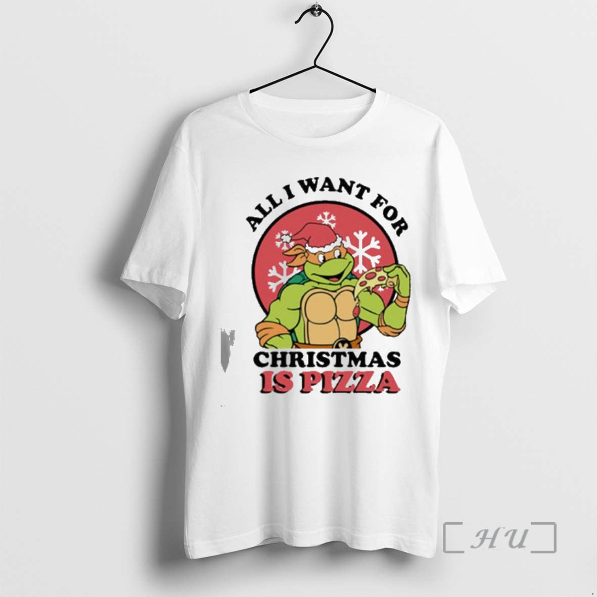 Officials Ninja Turtle All I Want For Christmas Is Pizza T-Shirts, Hoodie, Sweatshirt | InkThreadWorks.com