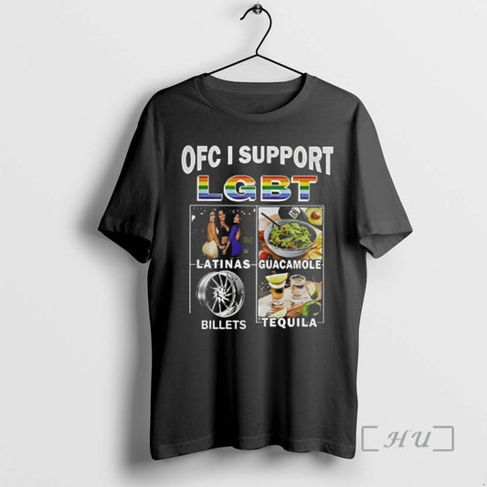 Officials Ofc I Support Lgbt Latinas Guacamole Billets Tequila T-Shirts, Hoodie, Sweatshirt
