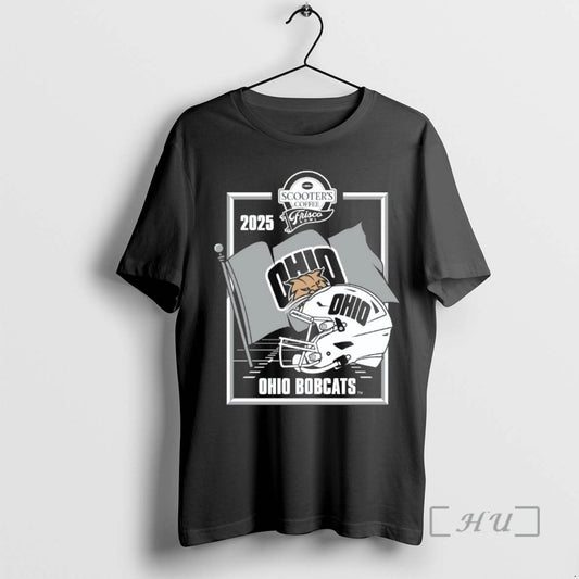 Officials Ohio Bobcats 2025 Frisco Bowl Helmet T-Shirts, Hoodie, Sweatshirt | InkThreadWorks.com