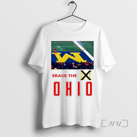 Officials Ohio Vs Michigan Erase The Ohio T-Shirts, Hoodie, Sweatshirt | InkThreadWorks.com