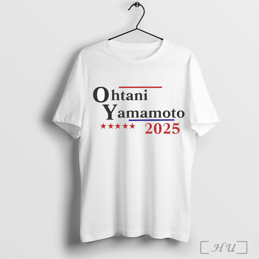 Officials Ohtani Yamamoto 2025 Shirt Hoodie Sweater Longsleeve And V Neck