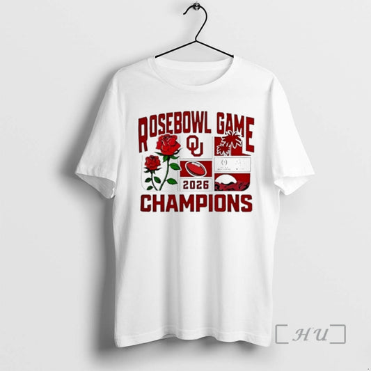 Officials Oklahoma Sooners Football 2026 Rose Bowl Champions T-Shirts, Hoodie, Sweatshirt | InkThreadWorks.com