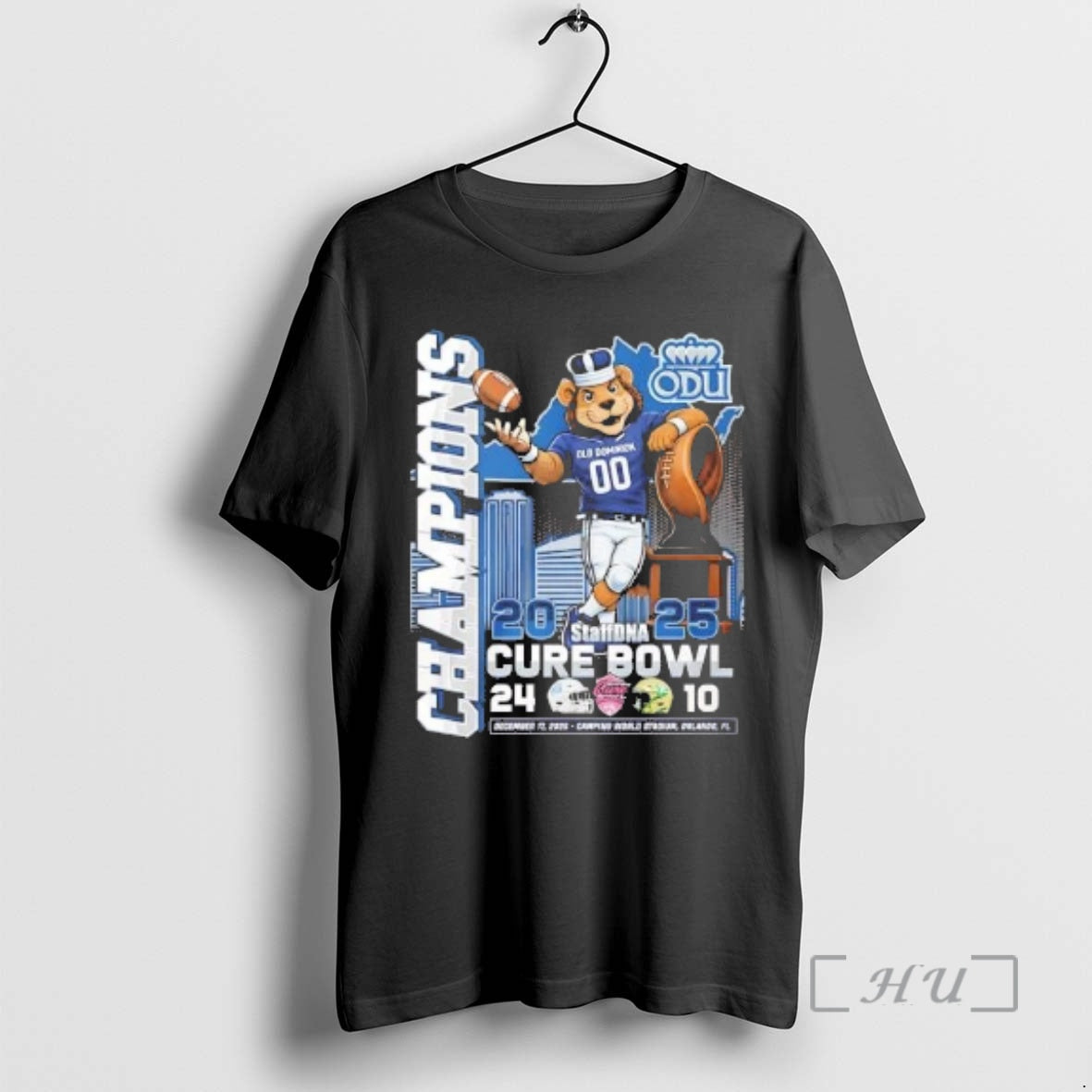 Officials Old Dominion Monarchs 025 Staffdna Cure Bowl Champions T-Shirts, Hoodie, Sweatshirt | InkThreadWorks.com