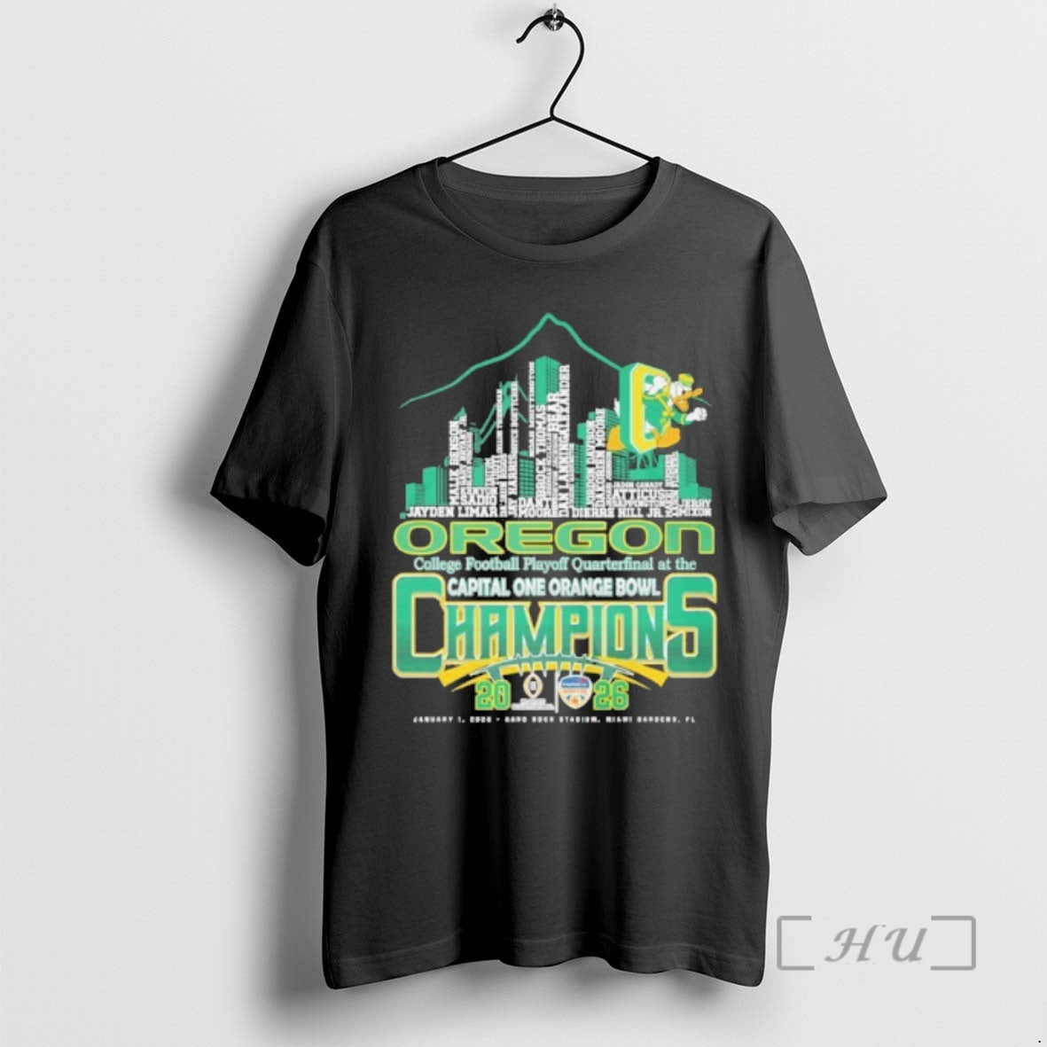 Officials Oregon Capital One Orange Bowl Champions 2026 T-Shirts, Hoodie, Sweatshirt | InkThreadWorks.com