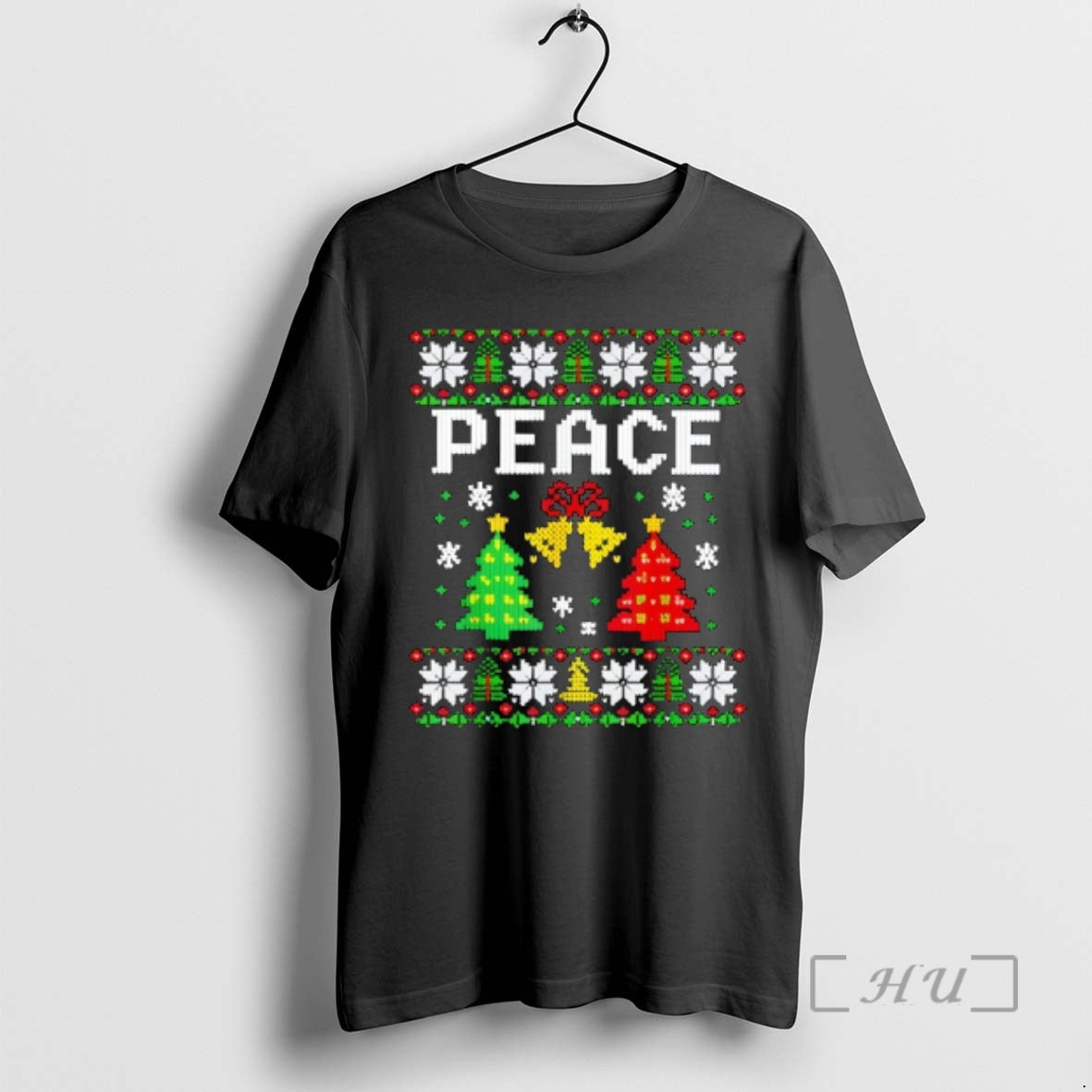 Officials Peace I Come In Peace Couple Matching Ugly Christmas T-Shirts, Hoodie, Sweatshirt | InkThreadWorks.com