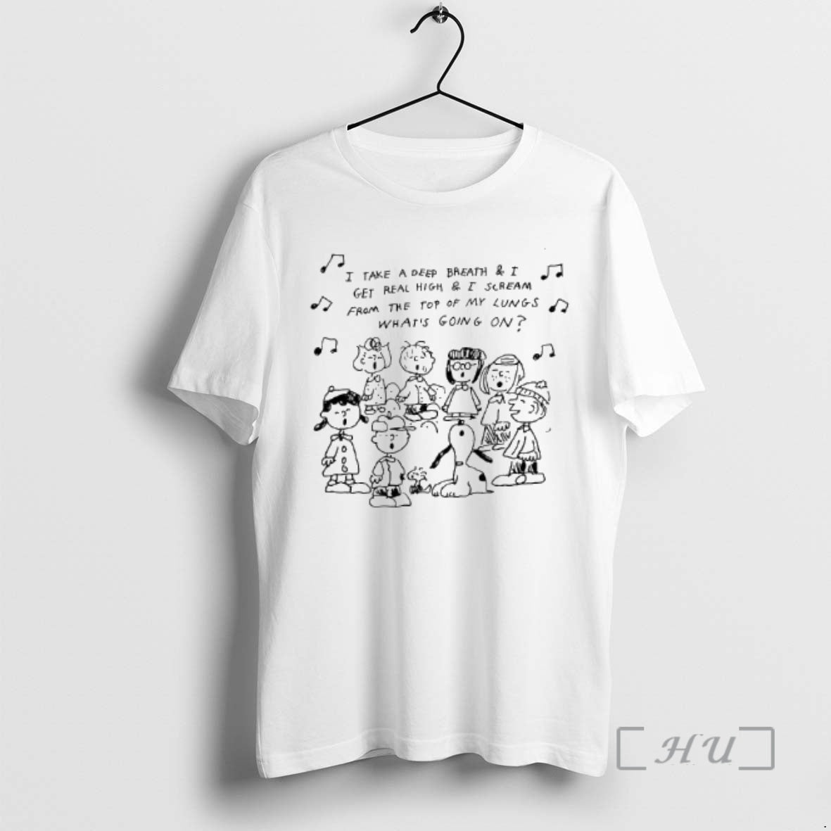 Officials Peanuts Comic Strip I Take A Deep Breath I Get Real High I Scream T-Shirts, Hoodie, Sweatshirt | InkThreadWorks.com