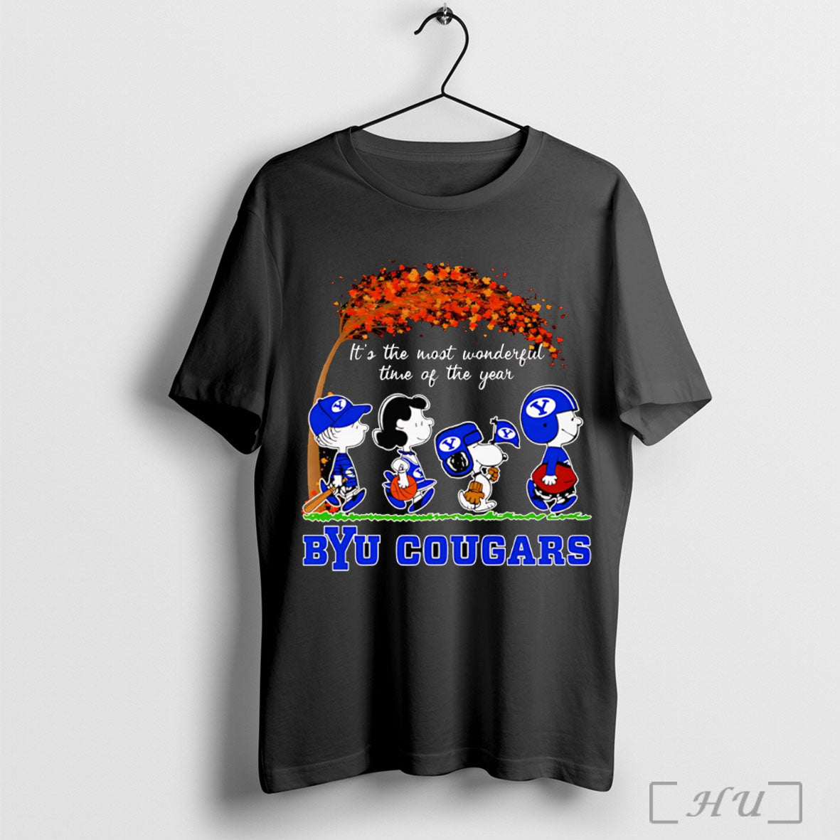 Officials Peanuts Its The Most Wonderful Time Of The Year Byu Cougars Shirt Hoodie Sweater